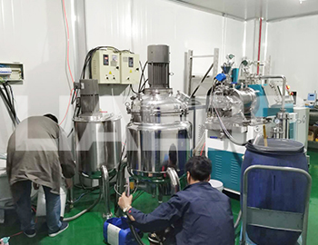 浙江某染料公司現(xiàn)場調試